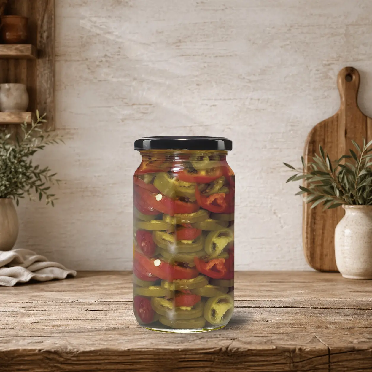 Kırmızı Yeşil Jalapeno